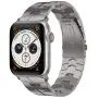 LDFAS Compatible for Apple Watch Band 40mm 38mm, Titanium Metal Watch Bands with Enhanced Durability Version Compatible for Apple Watch SE, Apple Watch Series 6/5/4/3 Smartwatch, Silver