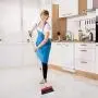 Broom and Dustpan Set - Strongest NO MORE TEARS 80% Heavier Duty - Upright Standing Dust Pan with Extendable Broomstick for Easy Sweeping - Easy Assembly Great Use for Home Kitchen Room Office Lobby Broom and Dustpan Set - Strongest NO MORE TEARS 80% Heavier Duty - Upright Standing Dust Pan with Extendable Broomstick for Easy Sweeping - Easy Assembly Great Use for Home Kitchen Room Office Lobby