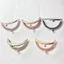 GuoFa 5pcs Metal Coin Purse Frame Multicolors 3.3''/8.5cm Metal Tow Ball Kiss Clasp Lock Clutch Frames Purse for DIY Handle Bag Sewing Craft