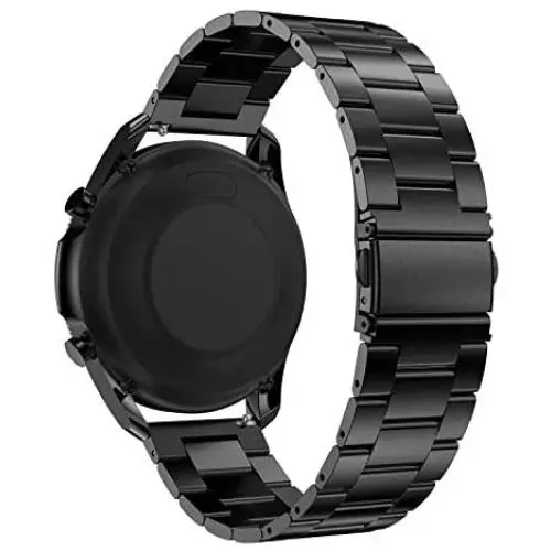 BaiHui 22mm Metal Bands Compatible with Galaxy Watch 3 45mm Bands, Ultra Thin Stainless Steel Watch Bands Replacement Metal Strap for Galaxy Watch 46mm/Galaxy Gear S3 Classic/Frontier - Black BaiHui 22mm Metal Bands Compatible with Galaxy Watch 3 45mm Bands, Ultra Thin Stainless Steel Watch Bands Replacement Metal Strap for Galaxy Watch 46mm/Galaxy Gear S3 Classic/Frontier - Black