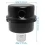 WHYHKJ 1/2'' Thread 20mm Air Compressor Parts Metal Air Compressor Intake Filter Noise Muffler Silencer, Black WHYHKJ 1/2'' Thread 20mm Air Compressor Parts Metal Air Compressor Intake Filter Noise Muffler Silencer, Black