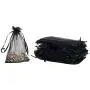 HRX Package 100pcs Black Organza Gift Bags 4 x 6 inches Wedding Christmas Favors Jewelry Pouches