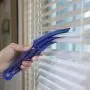 HIWARE Window Blind Cleaner Duster Brush with 5 Microfiber Sleeves - Blind Cleaner Tools for Window Shutters Blind Air Conditioner Jalousie Dust HIWARE Window Blind Cleaner Duster Brush with 5 Microfiber Sleeves - Blind Cleaner Tools for Window Shutters Blind Air Conditioner Jalousie Dust