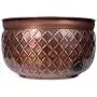 BIRDROCK HOME Water Hose Holder - Copper - Drainage Hole - Ground Garden Hose Pot - Decorative - Handle - Embossed - Steel Metal with Copper Accents - Outdoor or Indoor Use BIRDROCK HOME Water Hose Holder - Copper - Drainage Hole - Ground Garden Hose Pot - Decorative - Handle - Embossed - Steel Metal with Copper Accents - Outdoor or Indoor Use
