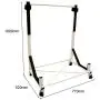 Heavy-Duty Hardtop Stand Storage Cart with Securing Strap and Generic Hard Top Dust Cover Heavy-Duty Hardtop Stand Storage Cart with Securing Strap and Generic Hard Top Dust Cover