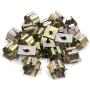 uxcell 20pcs Copper Tone Car Trim Metal Rivets Bumper Door Panel Screw Fastener Clips