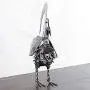 Handmade Mechanical Rooster Recycled Auto Part Sculpture (Mexico) Grey Metal Handmade Mechanical Rooster Recycled Auto Part Sculpture (Mexico) Grey Metal