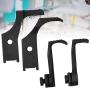 HEEPDD 4Pcs Metal Zipper Press Foot, 240133/240153 240135/240158 Metal Zipper Foot for Industrial Sewing Machine Cantor 111 CONSEW 206RB Brother B837