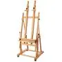Creative Mark Saint Remy Wooden H-Frame Artist Studio Floor Easel Double Mast Adjustable Multi Angles to Flat for Small to Extra Large Canvas Paintings up to 60''w x 82'' h - Oiled Beechwood Creative Mark Saint Remy Wooden H-Frame Artist Studio Floor Easel Double Mast Adjustable Multi Angles to Flat for Small to Extra Large Canvas Paintings up to 60''w x 82'' h - Oiled Beechwood