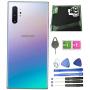 Galaxy Note 10 Plus Back Cover Glass Housing Door Replacement with Camera Lens Parts for Samsung Galaxy Note10+ Note10 Plus 5G +Tools (Aura Glow)