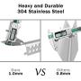 Hisencn A Series Grill Parts Kit for Charbroil Advantage Series 4 Burner 463240015, 463240115, 463343015, 463344015 Gas Grill, 304 Stainless Burner, Heat Plate, Carryover Tube Replacement Parts