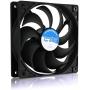 AAB Cooling Super Silent Fan 12 Pro - Silent and Efficient 120mm Fan with 4 Anti-Vibration Pads, Quiet Fan, Silent Fan, CPU Cooler, 12V - Value Pack 3 Pieces