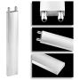 PUSOKEI Silver Aluminium Water Cooling Block 2404012mm Liquid Water Cooler Heat for Computer PC CPU Graphics Heatsink Radiator