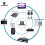 PRORECK MX66 6-Channel UHF Wireless Microphone System with 6 Hand-held Microphones Karaoke Machine for Party/Wedding/Church/Conference/Speech