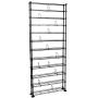 Atlantic Maxsteel 12 Tier Shelving - Heavy Gauge Steel Wire Shelving for 864 CD/450 DVD/Blu-Ray/Games in Gunmetal,38408071