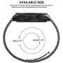 BaiHui Compatible with Galaxy Watch 46mm/Gear S3 Classic/Frontier Bands, Solid Stainless Steel Metal Replacement Strap for Galaxy Watch 46mm SM-R800 Smart Watch - Black