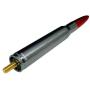 VMS Racing 50 Cal Caliber GUNMETAL RED TIP BULLET ANTENNA in Heavy Gauge Billet Aluminum Short Compatible with Dodge Ram 1500 2500 3500 09-19 2009-2019