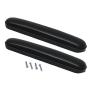 Heavy Duty Desk Length (10-1/4'') Wheelchair Arm Pads, Black (Pair), Fits Most Medline, Drive, Invacare, E&J, Guardian, Lumex, Tuffcare, ALCO & Other Desk Arm Manual Wheelchairs