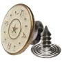 20 Sets 17mm Replacement Jeans Buttons Pants Metal Button Snap Denim Buttons Replacement Kit Suspender No Sew Buttons with Rivets