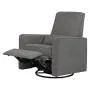 DaVinci Piper Upholstered Recliner and Swivel Glider in Dark Grey, Greenguard Gold Certified DaVinci Piper Upholstered Recliner and Swivel Glider in Dark Grey, Greenguard Gold Certified