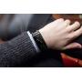 Shangpule Compatible for Fitbit Charge 3 / Fitbit Charge 4 / Fitbit Charge 3 SE Bands, Stainless Steel Metal Replacement Strap Wrist Band Compatible for Charge 3 Fitness Tracker Large Small (Black)