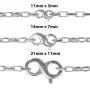 Double Opening Sterling Silver Infinity Figure Eight Lobster Clasp 21mm x 11mm x-Large Double Opening Sterling Silver Infinity Figure Eight Lobster Clasp 21mm x 11mm x-Large