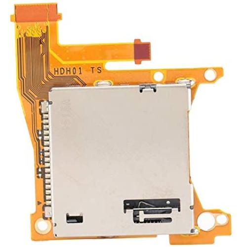 EBTOOLS Game Card Slot, Metal + ABS Game Card Slot Suitable for Switch Lite Game Console with Mainboard Replacement Repair Parts