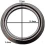 Buy Auto Supply # BAS03560 (50 Pack) M12 Metal Crush Washer Oil Drain Plug Gasket Aftermarket part Fits in Place of Toyota 35178-30010 & More (I.D: 11.9mm / O.D: 17mm)