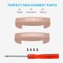 Solo 3 Hinge A1796 Replacement Parts Accessories Repair Kit Compatible with Beats by Dre Solo 3.0 Wireless A1796 Headphones (Rose Gold)