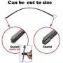 Metal Stents Wiper Strips Insert Rubber strip Blade Refill 8mm Soft 26'' 2pcs Styling Auto Car Vehicle Metal Stents Wiper Strips Insert Rubber strip Blade Refill 8mm Soft 26'' 2pcs Styling Auto Car Vehicle