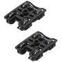 HP0687 2 pcs 1/87 Model Train HO Scale high Rim psyllium RCOO Bogie 36'' Metal Wheels Model Building kit