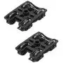 HP0687 2 pcs 1/87 Model Train HO Scale high Rim psyllium RCOO Bogie 36'' Metal Wheels Model Building kit