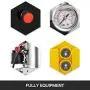 Mophorn 16 Quart Hydraulic Pump Double Acting Hydraulic Pump Metal Reservoir 3200 PSI Hydraulic Power Unit Car Lift with Pressure Gauge Hydraulic for Scissor Lift Dump Trailer