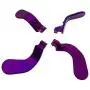 Easegmer Elite Series 2 Paddles Kit, Metal 4 Pcs Hair Trigger Locks Paddles for Xbox One Eliet Replacement Parts Set Suit for Elite Controller, Elite Series 2 Controller (Purple) Easegmer Elite Series 2 Paddles Kit, Metal 4 Pcs Hair Trigger Locks Paddles for Xbox One Eliet Replacement Parts Set Suit for Elite Controller, Elite Series 2 Controller (Purple)