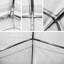 Quictent 10’x20’ Carport Heavy Duty Car Canopy Galvanized Car Boat Shelter with Reinforced Steel Cables-Green