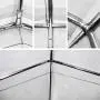 Quictent 10’x20’ Carport Heavy Duty Car Canopy Galvanized Car Boat Shelter with Reinforced Steel Cables-Green