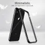 ESR Crown Metal Bumper Case for iPhone X, Metal Frame Armor with Soft Inner Bumper [Zero Signal Interference] [Raised Edge Protection] for iPhone X, Space Grey
