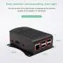 MakerFocus Raspberry Pi Case with Fan, Raspberry Pi 3 B+ Aluminum Alloy Case with Heatsink and Screw Driver for RPi 3B+, RPi 3/2, RPi B