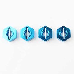 YIZAN 1Set/4Pcs Metal Hexagon Set for 12428 12423 1/12 Speed Rc Car Feiyue Fy-01/02/03/04/05 Upgrade Parts