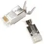 VBOR CAT7 Large Connector RJ45 Shielded Connector RJ45 Plug 50μ-Gold Plated Modular Plug 2 Piece Set for CAT7 Ethernet Cable (50 Pieces Pack) VBOR CAT7 Large Connector RJ45 Shielded Connector RJ45 Plug 50μ-Gold Plated Modular Plug 2 Piece Set for CAT7 Ethernet Cable (50 Pieces Pack)