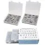 Professional Domestic 42pcs Sewing Machine Sewing Foot Presser Foot Presser Feet Set with Plastic Storage Box for Brother, Singer, Babylock, Janome and Kenmore Low Shank Sewing Machines