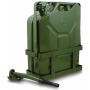 COLIBROX 5 Gallon 20L Can Gas Diesel Fuel Steel Tank Green Holder mount NATO Style