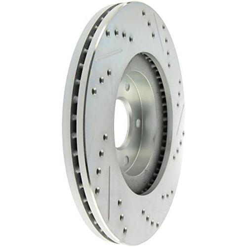 StopTech 227.42080R Select Sport Drilled and Slotted Brake Rotor; Front Right