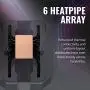 Cooler Master MasterAir MA620M Dual Tower ARGB High Performance CPU Air Cooler, 6 CDC 2.0 Heatpipes, SF120R Fan, Hexagon Strip Addressable RGB Lighting for AMD Ryzen/Intel LGA1151 Cooler Master MasterAir MA620M Dual Tower ARGB High Performance CPU Air Cooler, 6 CDC 2.0 Heatpipes, SF120R Fan, Hexagon Strip Addressable RGB Lighting for AMD Ryzen/Intel LGA1151