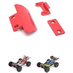 SONPP Metal 144001-1257 Anti Collision Bumper Upgrade Parts for 144001 1/14 RC Car Upgrade Spare Parts,Red