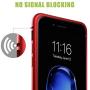 iPhone 8 Plus Case,iPhone 7 Plus Case, ZHIKE Magnetic Adsorption Case Metal Frame Tempered Glass Back with Built-in Magnet Cover for Apple iPhone 7Plus/8 Plus (Red, iPhone 7 Plus/8 Plus)