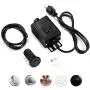 Garbage Disposal Air Switch Kit, Sink Top Air Button for Waste Disposer with Aluminum Alloy Control Module (LONG PLASTIC BLACK BUTTON) by CLEESINK Garbage Disposal Air Switch Kit, Sink Top Air Button for Waste Disposer with Aluminum Alloy Control Module (LONG PLASTIC BLACK BUTTON) by CLEESINK