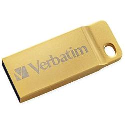 Verbatim 64GB Metal Executive USB 3.0 Flash Drive - Gold