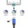 Micro USB Cable Android Charger, JSAUX (2-Pack 6.6FT) Micro USB Android Charger Cable Nylon Braided Cord Compatible with Galaxy S7 S6 J7 Edge Note 5, Kindle. MP3 and More-Blue Micro USB Cable Android Charger, JSAUX (2-Pack 6.6FT) Micro USB Android Charger Cable Nylon Braided Cord Compatible with Galaxy S7 S6 J7 Edge Note 5, Kindle. MP3 and More-Blue