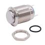 Twidec /12mm 1/2'' Waterproof Silver Metal Shell Momentary Raised Top Push Button Switch DC/AC 36V 2A SPST 1NO Start Button for car Modification Switch(Quality Assurance for 1 Years) M-12-T-G